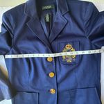 RALPH LAUREN Crest Crown Emblem Blazer Jacket Blue PM Gold Buttons Preppy Size undefined Photo 13