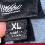 Mossimo Supply Co. Denim Midi Dress with Waist Tie Blue Size XL Photo 4