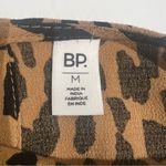 BP  Leopard‎ Print Long Sleeve Tiered Mini Dress Size Medium Photo 2