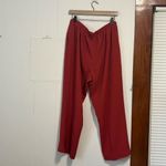 Alfred Dunner  Burnt Orange Textured Pull On Pants Size 16 Photo 2