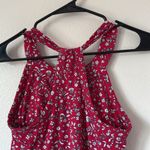 Title Nine x Krimson Klover Swenson Dress Sleevless Floral Print Red Small Photo 7