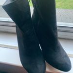 rose embroidered heeled booties Black Size 7 Photo 0