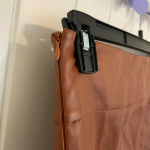 NWOT | Women’s brown faux leather miniskirt —‎ large Photo 1