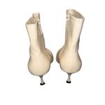 ZARA  pointed kitten heel cream boots size 38 EU or 7.5 US Photo 3