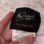 Mac Duggal 93592 Striped Floral Embellished Sequin Sleeveless Dress 16 Photo 6