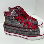 Converse Chuck Taylor Hi Berry Pink High-Top Fabric Shoes Size Junior 5 ,Women 7 Photo 3