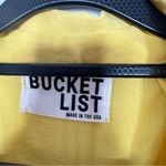 Bucketlist yellow tunic top size small Photo 2