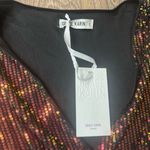 Grace Karin NWT Women’s 2XL Sequin Long Sleeve Ruched Wrap Party Top Photo 3