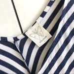 Ella Moss  Drawstring Multi-Striped Top Photo 4