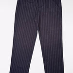 Ralph Lauren Polo  Wool Pinstripe Dress Pants Navy Size 10 Photo 0