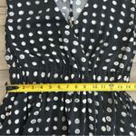 Kelly Wearstler Black White Sleeveless Polka Dot A Line Silk Mini Dress S Photo 7