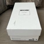 Moschino  Logo Slide Sandals in White, Size 38 New in Box Photo 7