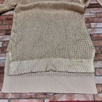 Michael Kors metallic Gold Shimmer knit sweater XS Photo 11