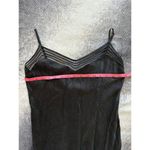 Victoria's Secret  Vintage Y2K Silk Black Maxi Mesh Neckline Dress Size Medium Photo 7