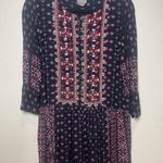 Vanessa Virginia Embroidered Boho Tunic Dress Anthropologie Aesthetic Size M Photo 1