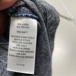 Liz Claiborne  20W Linen Blend Textured Cropped Pants Summer Resort Vacation Photo 6