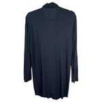 Naadam Black Long Sleeve Button Gown Size Small Photo 4