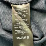 Maeve NWT Anthropologie Navy Ribbed Satin Tiered Balloon Sleeve Top Size Small Photo 7