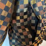 Mycra PAC Reversible Black Bronze Checkered Raincoat Photo 9