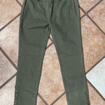 Soft Surroundings  Khaki Pants with Button Accents Photo 0