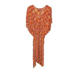 Anthropologie Rujuta MARIE CINCH KAFTAN  RED IKAT Dress size XS/S Photo 3