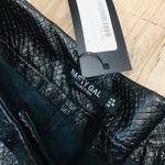 Nasty Gal NWT  Black Faux Leather cropped pants sz 6 Photo 4