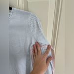 Ann Mashburn  Striped Crew Neck Tee Size Small Photo 5