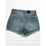 BLANK NYC Shorts Women's Sz 26 The Perry Mom Shorts Blue Cotton Pockets Photo 4