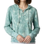 Love Shack Fancy  Bevan Hoodie in Celadon Hand Dyed Size Small Photo 0