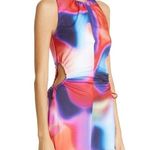Rebecca Vallance Del Prado Midi Dress in Multicolor 4 Womens Cut out Cocktail Red Photo 12
