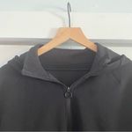 Lululemon  athletica black Hooded oversized cropped Jacket size M/L Photo 2