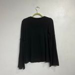 Gap Top Black Tiered Bell Sleeves Flared Pullover Sz XS Photo 7