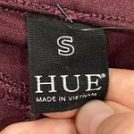 Hue  Curvy High Waist Ultra Soft Maroon Leggings Women’s Small Photo 1