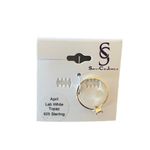 Savvy Cie White Topaz Baguette Ring Photo 2