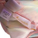 Verandah Scarf Panel Drape‎ Top Dress Size S Resortwear Relaxed Fit BOHO Chic Pink Photo 6