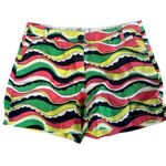 Crown & Ivy  Multicolor Wave Shorts Size 10 Photo 0