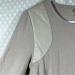 Anthropologie  Maeve‎ Tan Ribbed Long Sleeve Top Photo 3