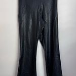 Commando  Faux Leather Crop Flare Leggings L Photo 2