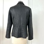 Rampage Vintage Leather Womens Black Blazer Jacket Size L Genuine Leather U2K Photo 8