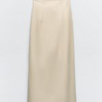 ZARA dress faux leather midi sleeveless bodycon party coctail Photo 6