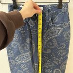 We Wore What  The Icon Jean Night Sky Paisley Navy Blue Size 24 Photo 9
