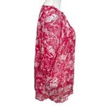 Ba&sh  Blouse Ulysse Rose Red Peasant Oversized Top Women’s Size 1 US S Photo 4