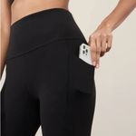 Athleta Black Stash Pocket Salutation Tight Powervita Yoga Leggings Photo 1