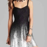 Free People Glittery Dress Lace Party Night Out Birthday Glam XS Photo 0