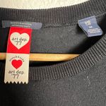 Scotch & Soda Art Dep. '77 Black Wool Blend Long Sleeve Crewneck Sweater Dress M Photo 3