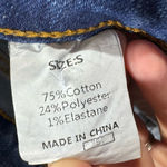 Jeans Wear Christmas Snowflake Distressed Denim Skinny Jeans size small Blue Photo 6