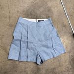 BCBGMAXAZRIA  linen pleated trouser shorts Photo 1