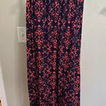 Joe B  Pink and Navy Blue Maxi Skirt size small Photo 0