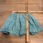 Kate Spade  Saturday Blue White Printed Pleated Shorts Size S Photo 1