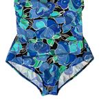 Seekers Australia Swimsuit 16 Blue One Piece Built In Bra Padding Photo 2